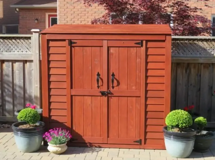 【Storage Shed】Grand Garden Chalet 6 ft. W x 3 ft. D Solid Wood Tool Shed