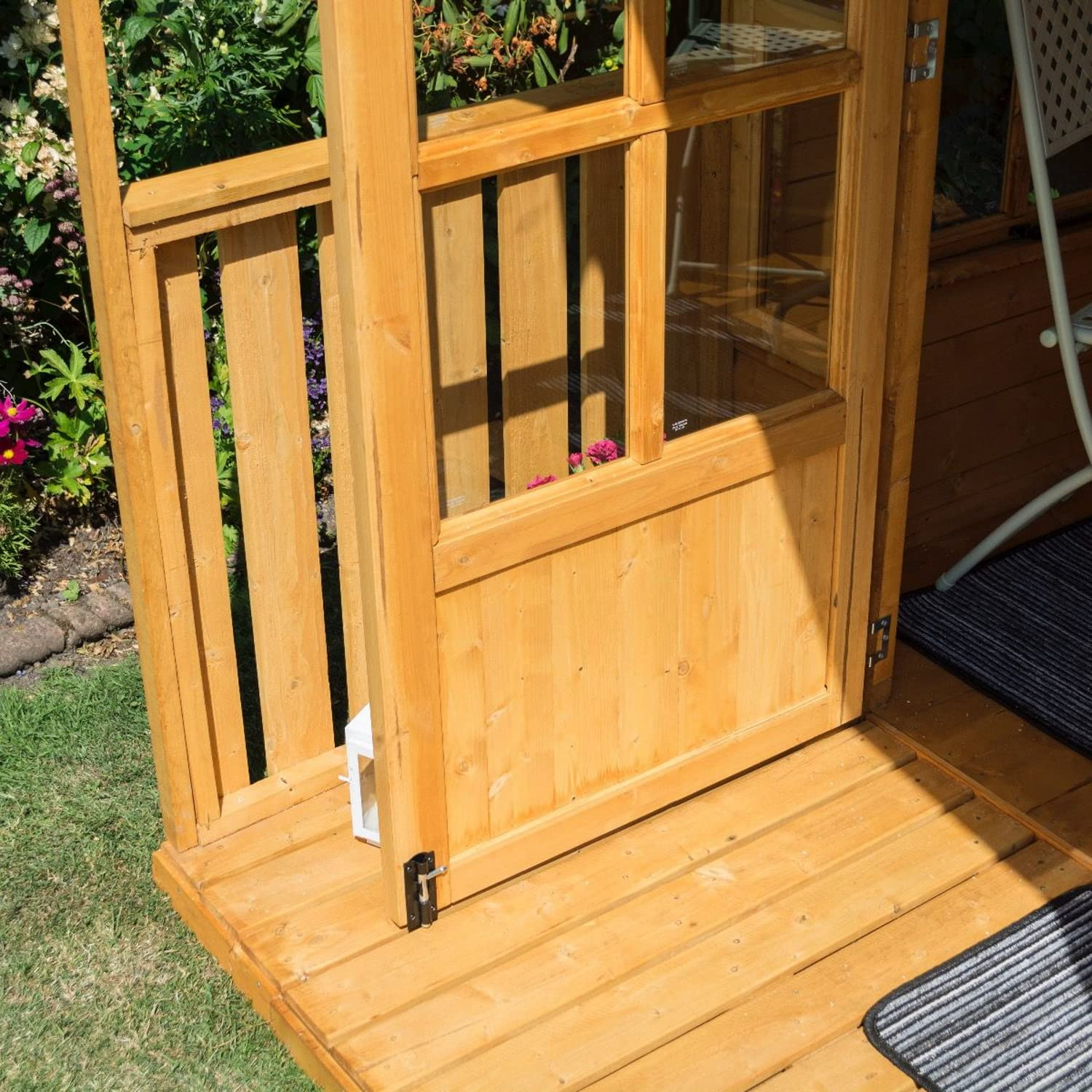 【Home&Garden】7x7x10 Summerhouse, Honey Brown