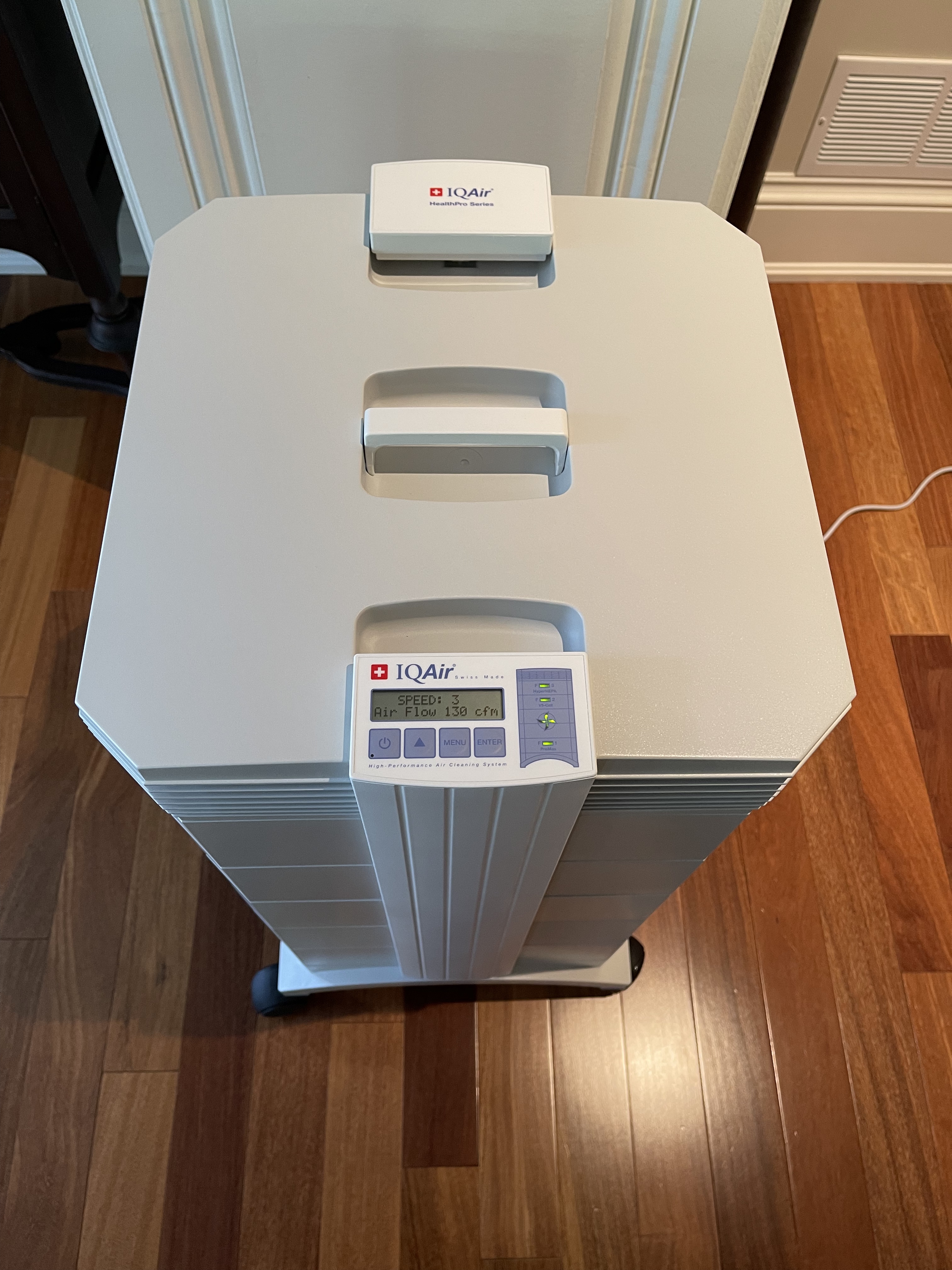 【Appliances】IQAir HealthPro Plus Air Purifier - Medical Grade HyperHEPA filter for home large room up to 1125 sq ft