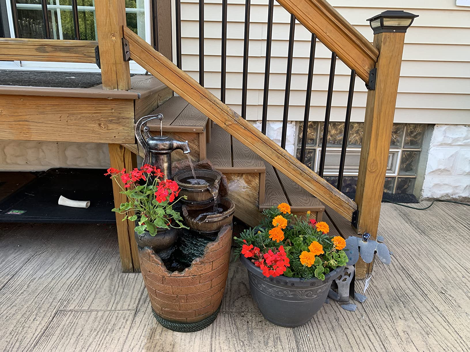 【Décor】Jeco Glenville Water Pump Cascading Water Fountain