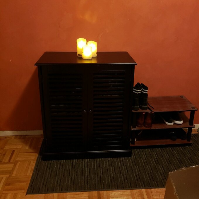 【Furniture】Polton 15 Pair Shoe Storage Cabinet