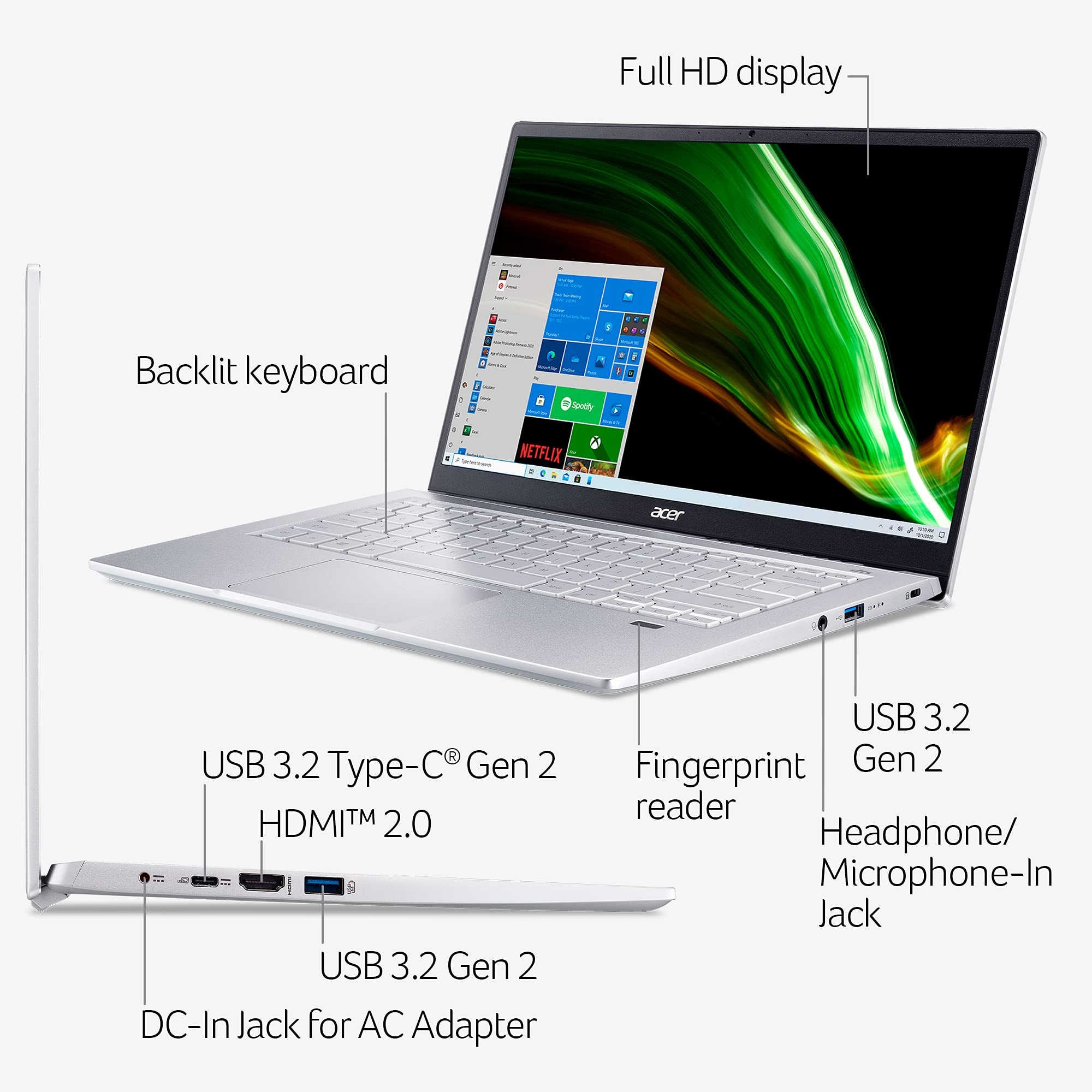 【Electronics】Thin & Light Laptop, 14