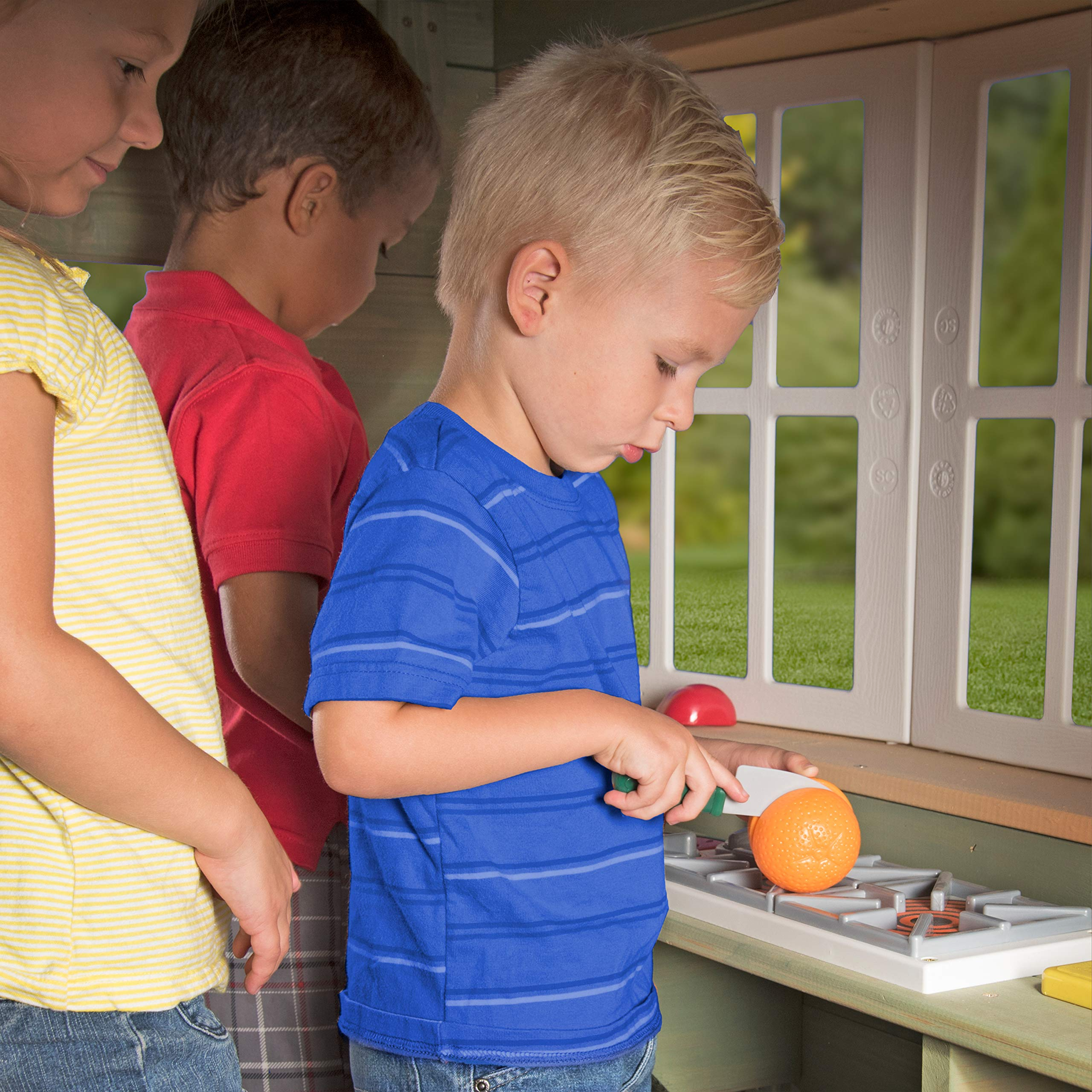 【Baby&Kids】Victorian Inn All Cedar Outdoor Wooden Playhouse