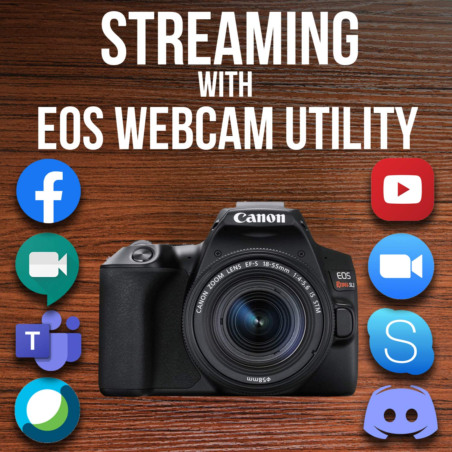 【Electronics】Canon EOS REBEL SL3 Digital SLR Camera with EF-S 18-55mm Lens kit, Built-in Wi-Fi