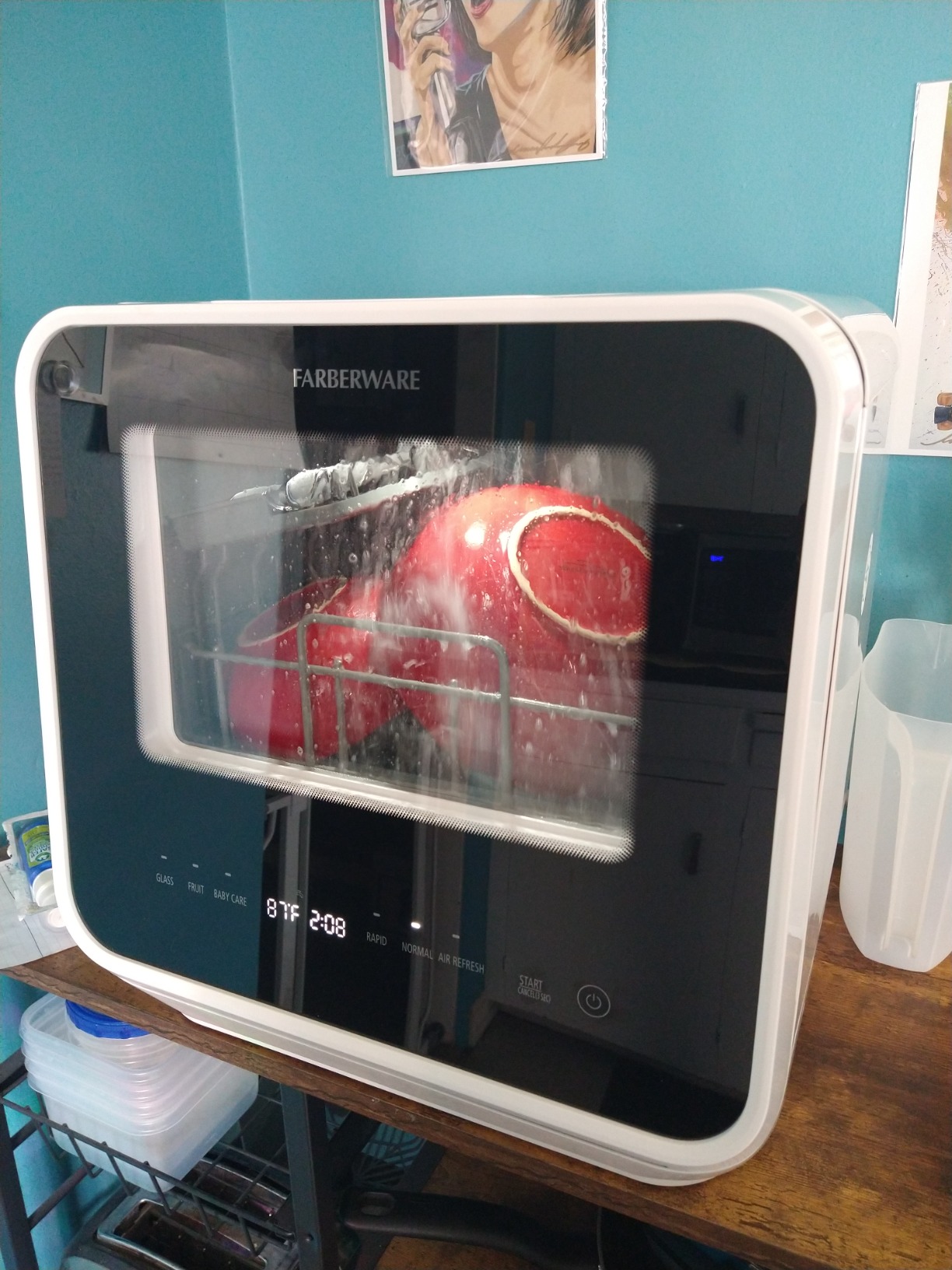 【Appliances】Farberware Complete Portable Countertop Dishwasher with 5-Liter Built-in Water Tank