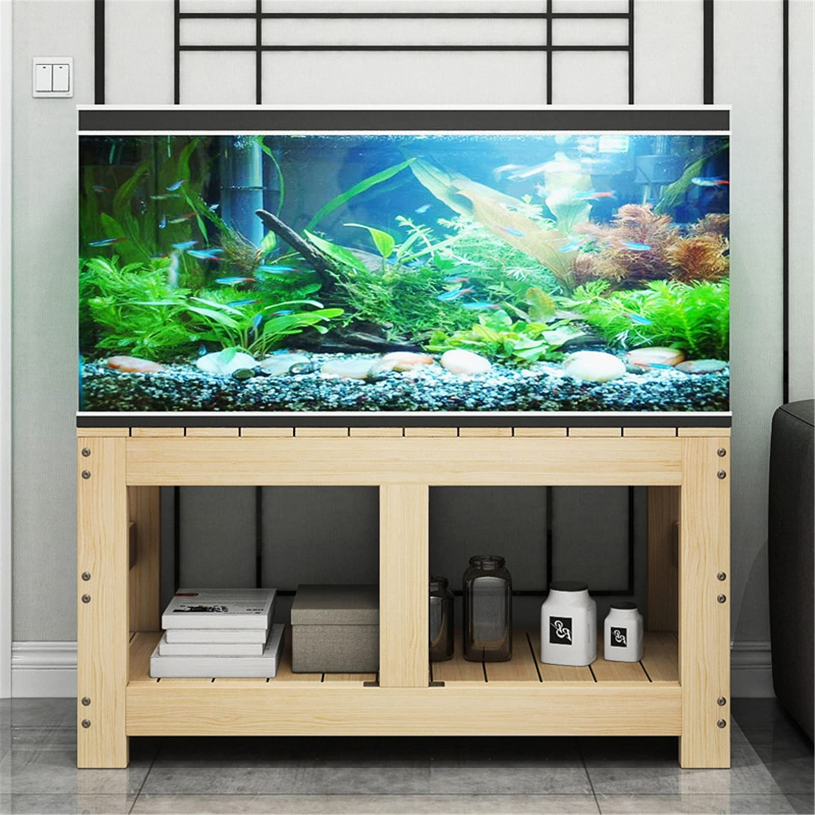 【Pet】Aquarium Bracket Solid Wood Fish Tank Fish Aquarium Rack