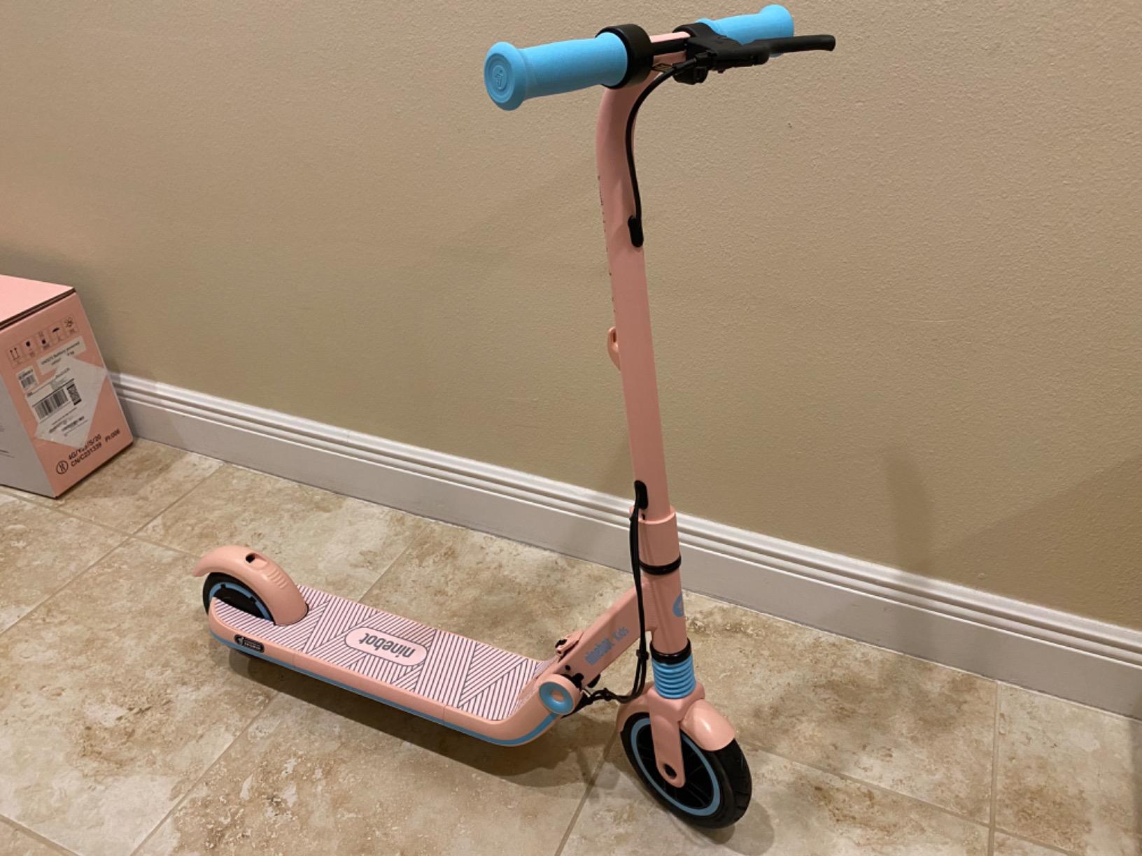 【Sports&Outdoors】Segway Ninebot Electric Kick Scooter for Kids, 6.2 Miles Range & 8.7 MPH(10, 11.2MPH)