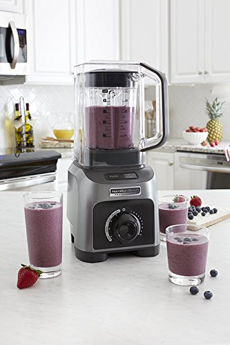 【Appliances】Quiet Shield Blender, Silver, 1500w