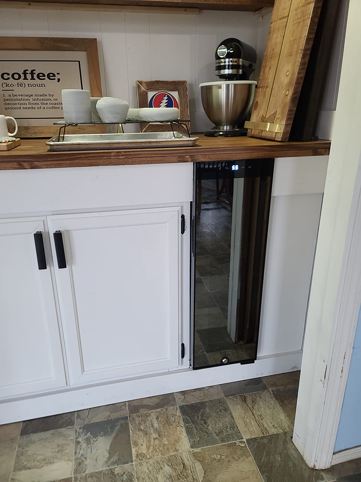 【Appliances】Ivation 12 Bottle Compressor Wine Cooler Refrigerator w/Lock, Large Freestanding Wine Cellar