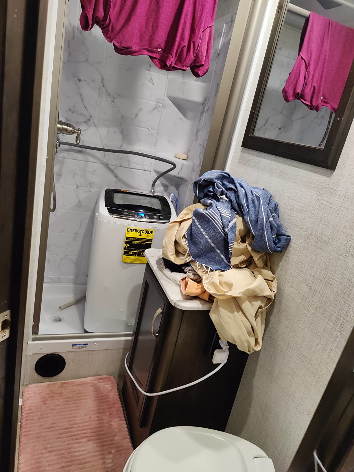 【Appliances】Small Portable Washer, Washing Machine for Household Use, Portable Washer 3.0 Cu. Ft.