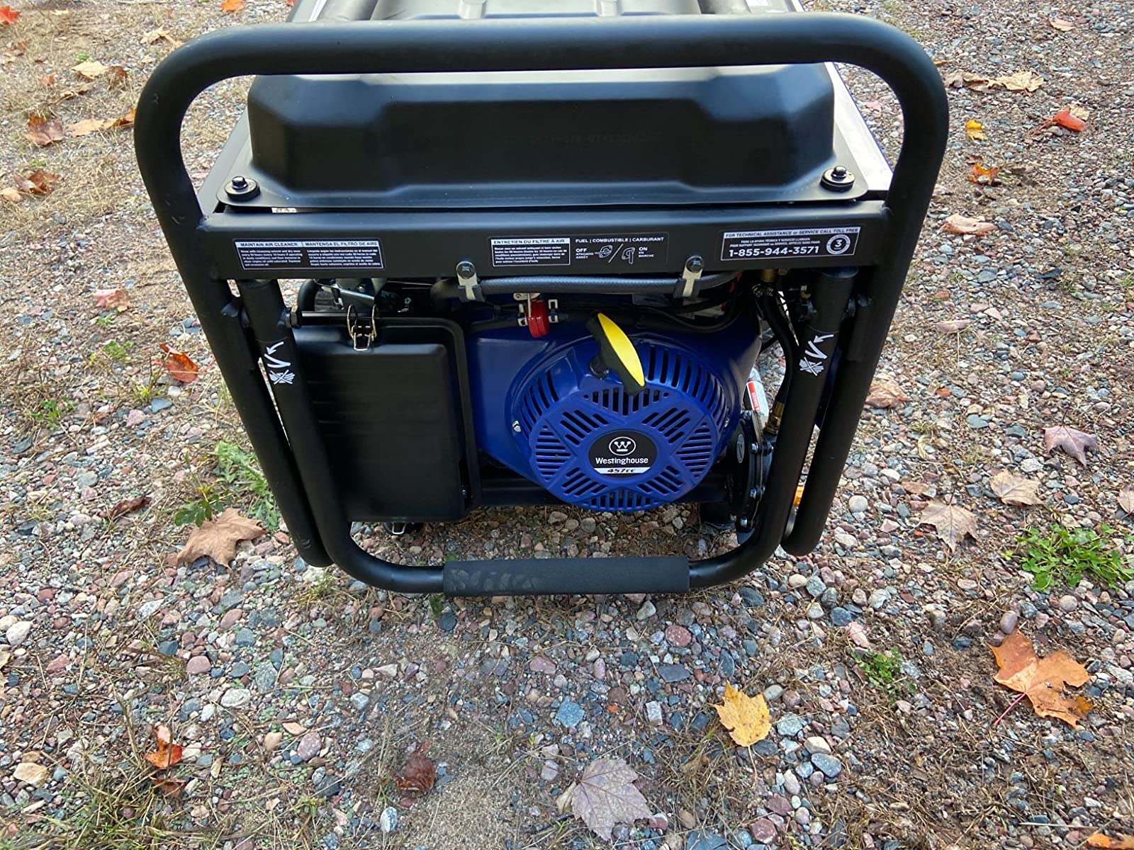 【Appliances】12500 Watt Dual Fuel Home Backup Portable Generator, Remote Electric Start, Transfer Switch Ready