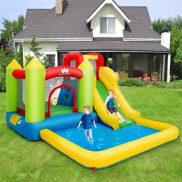 【Baby&Kids】9.2' x 11.5' bounce house with water slide (with pump)