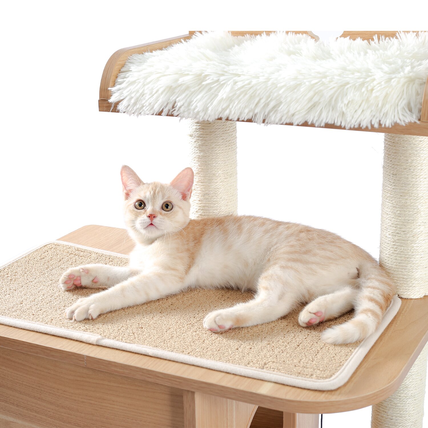 【Pet】47 Wooden Luxury Cat Tree