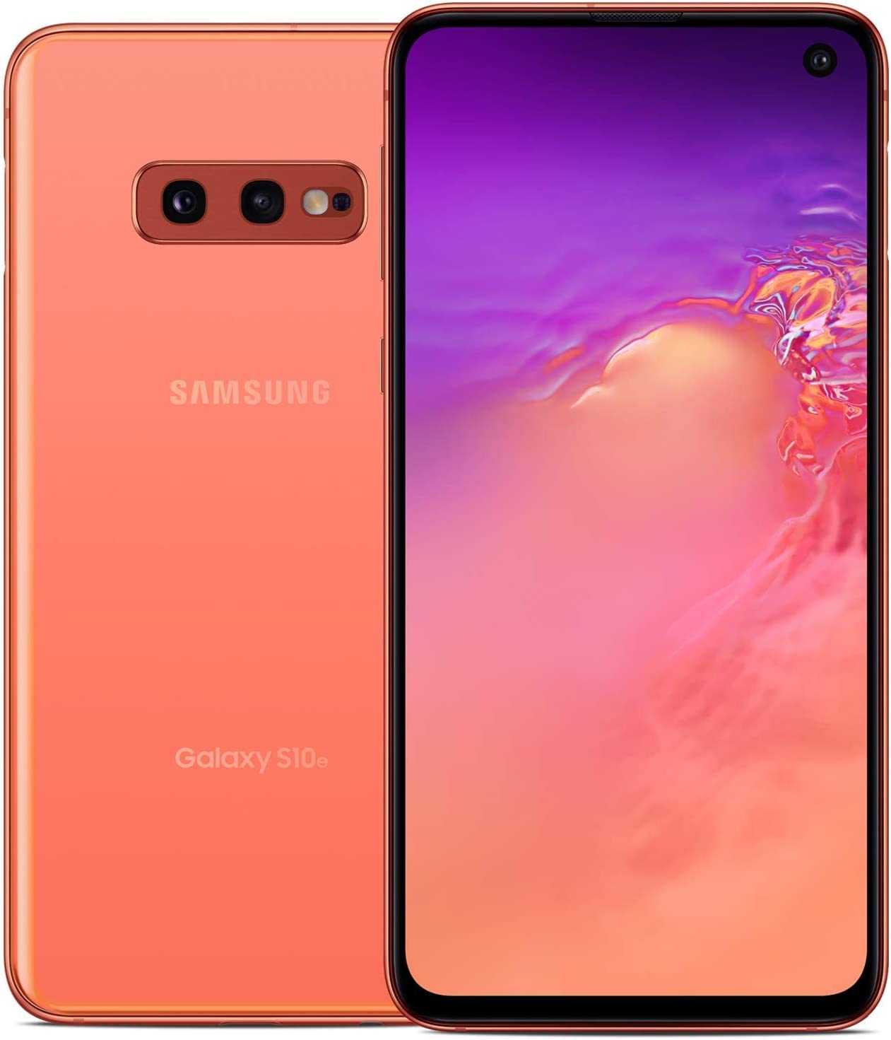 Samsung Galaxy S10e (updated) in Flamingo pink.