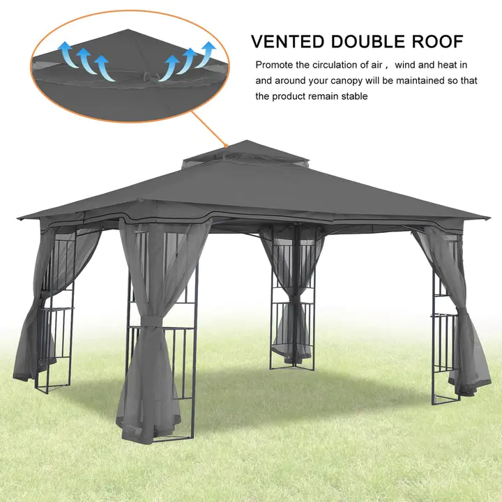 【Gazebo】11x13 Patio Gazebo