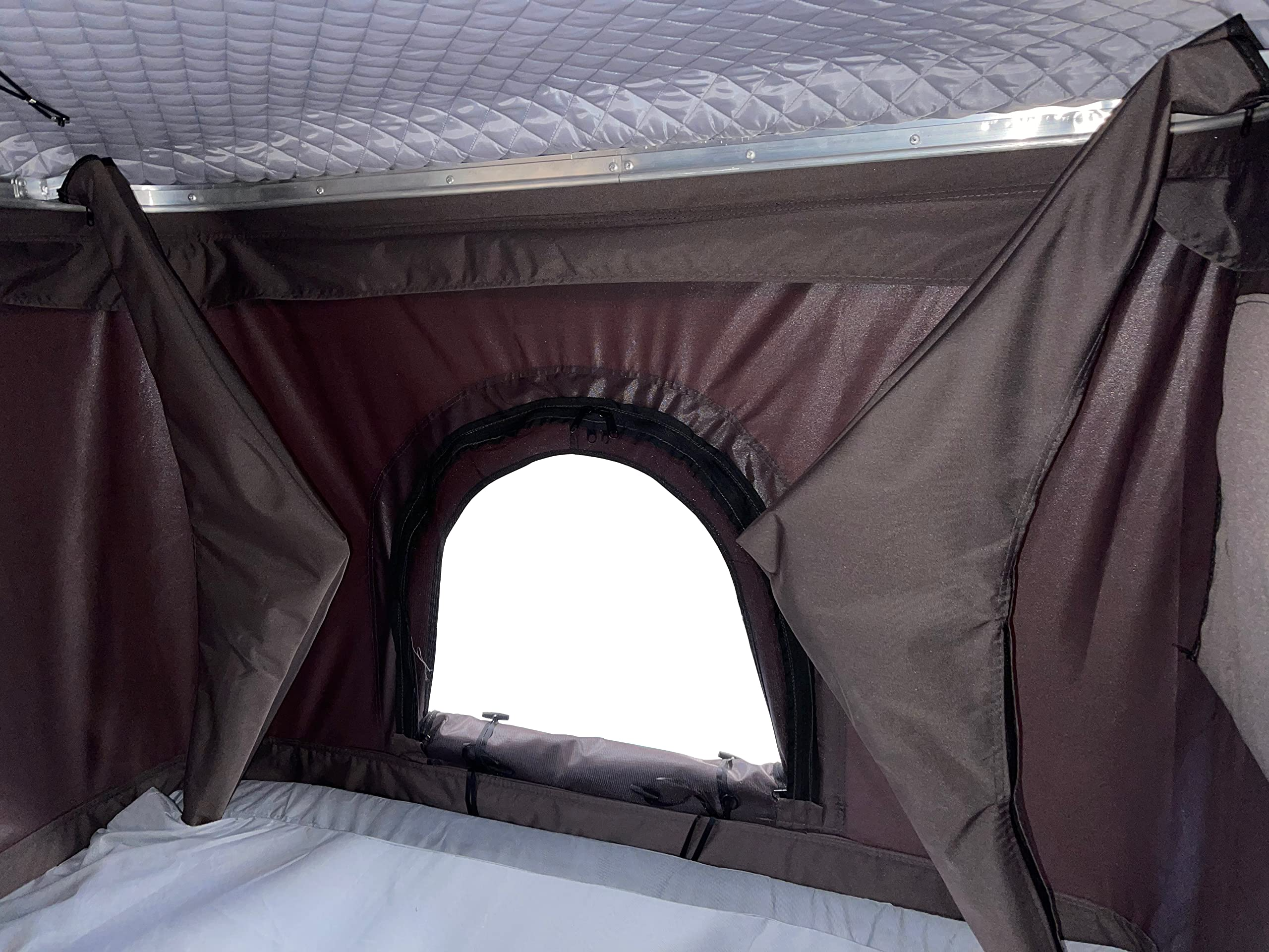 【Sports&Outdoors】Hard Shell 2-3 Person Rooftop Tent for All Season Include Ladder & Shoes Bag