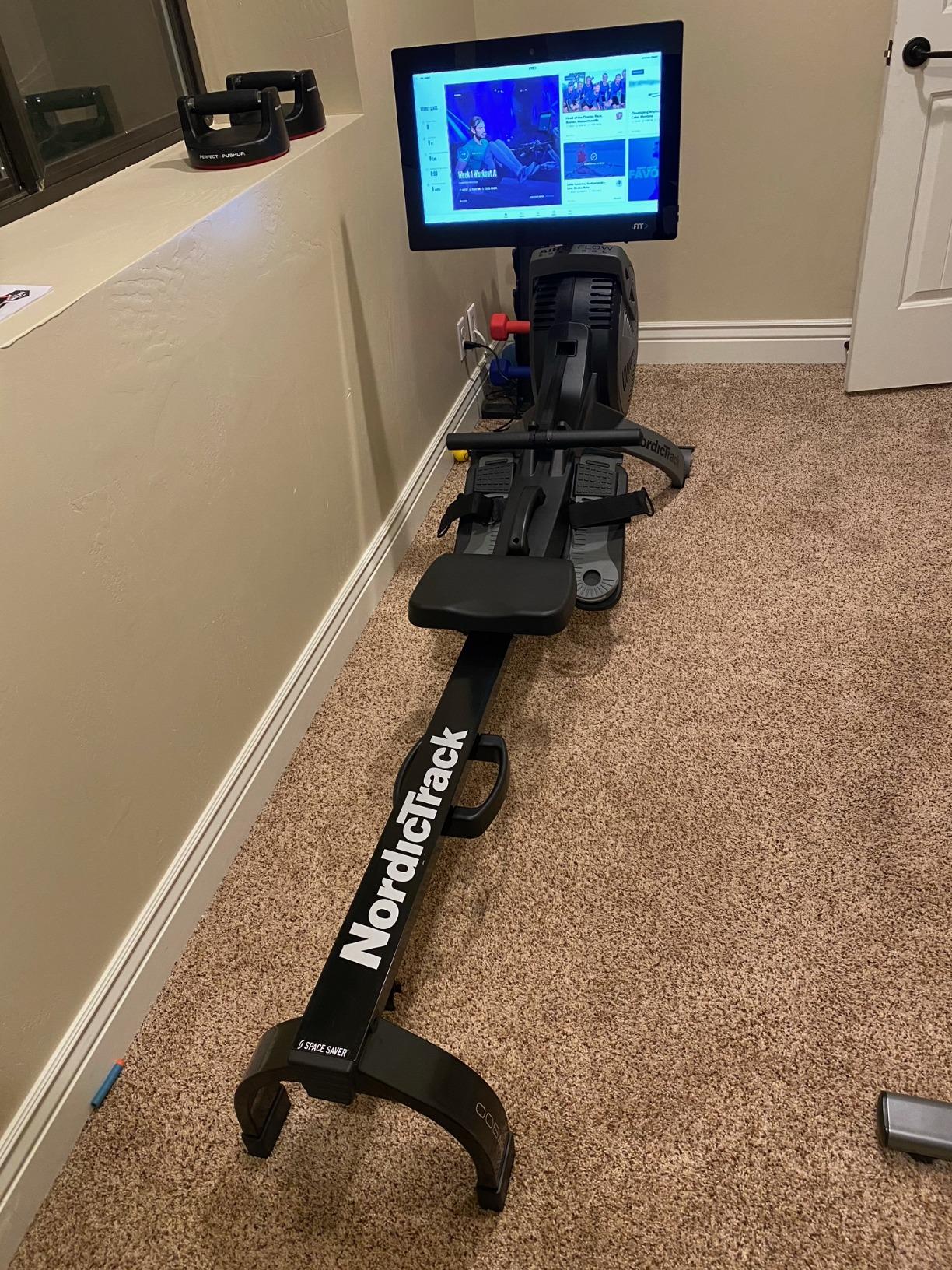 【Sports&Outdoors】NordicTrack Smart Rower with 10” HD Touchscreen and 30-Day iFIT Family Membership