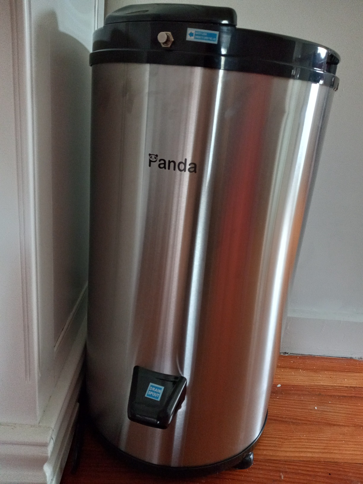 【Appliances】Panda 3200 rpm Portable Spin Dryer 110V/22lbs Stainless Steel