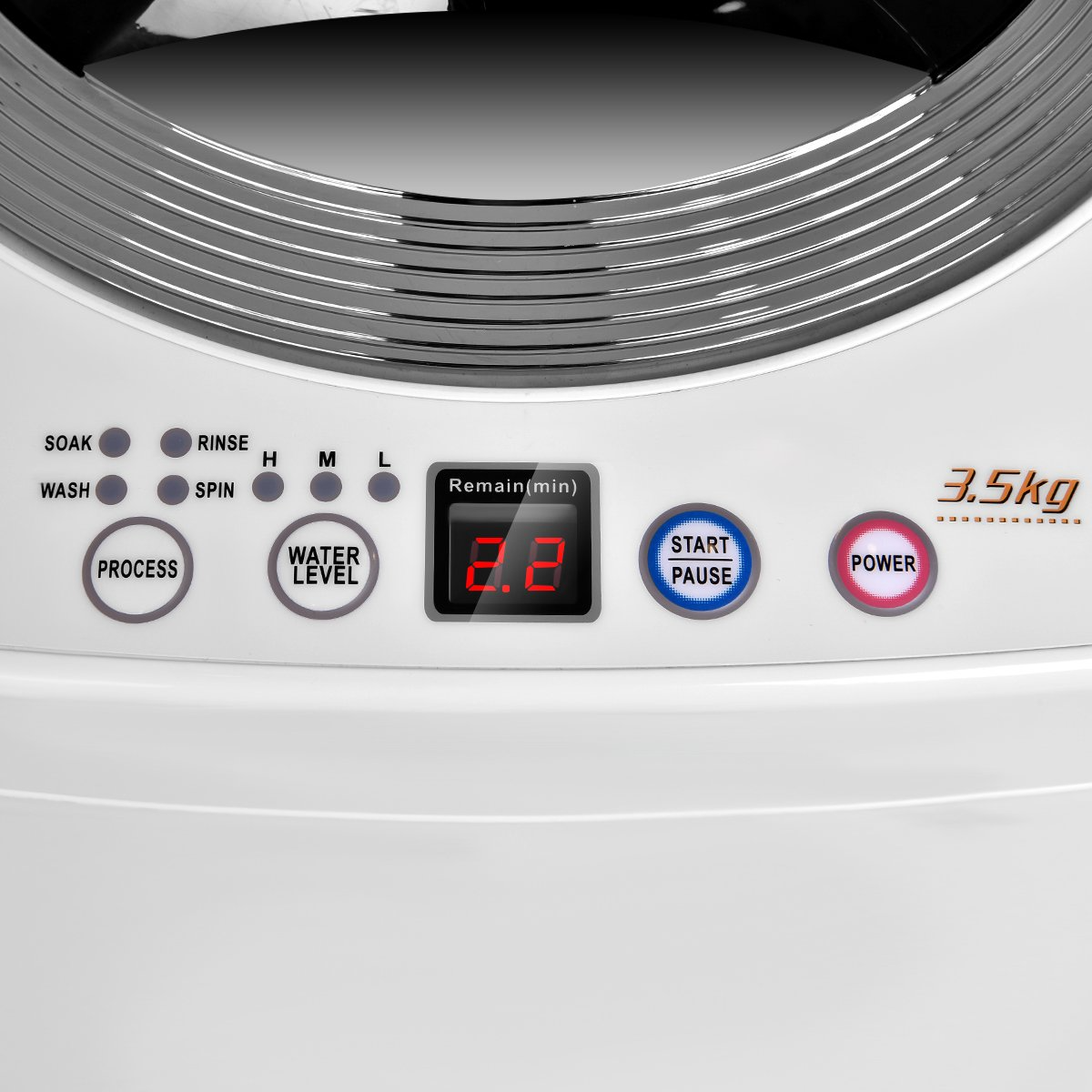 【Appliances】Giantex Portable Washing Machine, Full Automatic Washer & Dryer Combo with Built-in Pump Drain