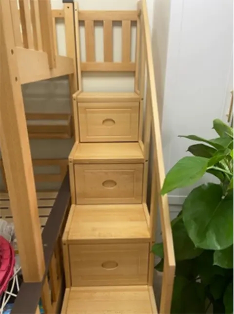 【Furniture】Solid wood children bunk bed