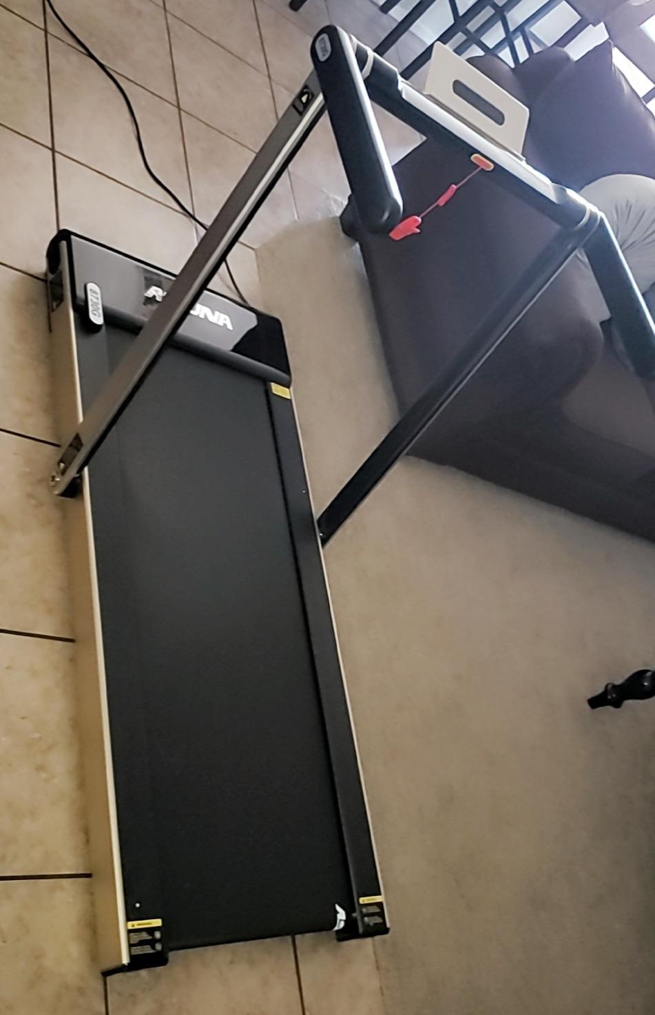 【Sports&Outdoors】ASUNA Premium Slim Folding Treadmill Running Machine with Speakers for Home Gyms