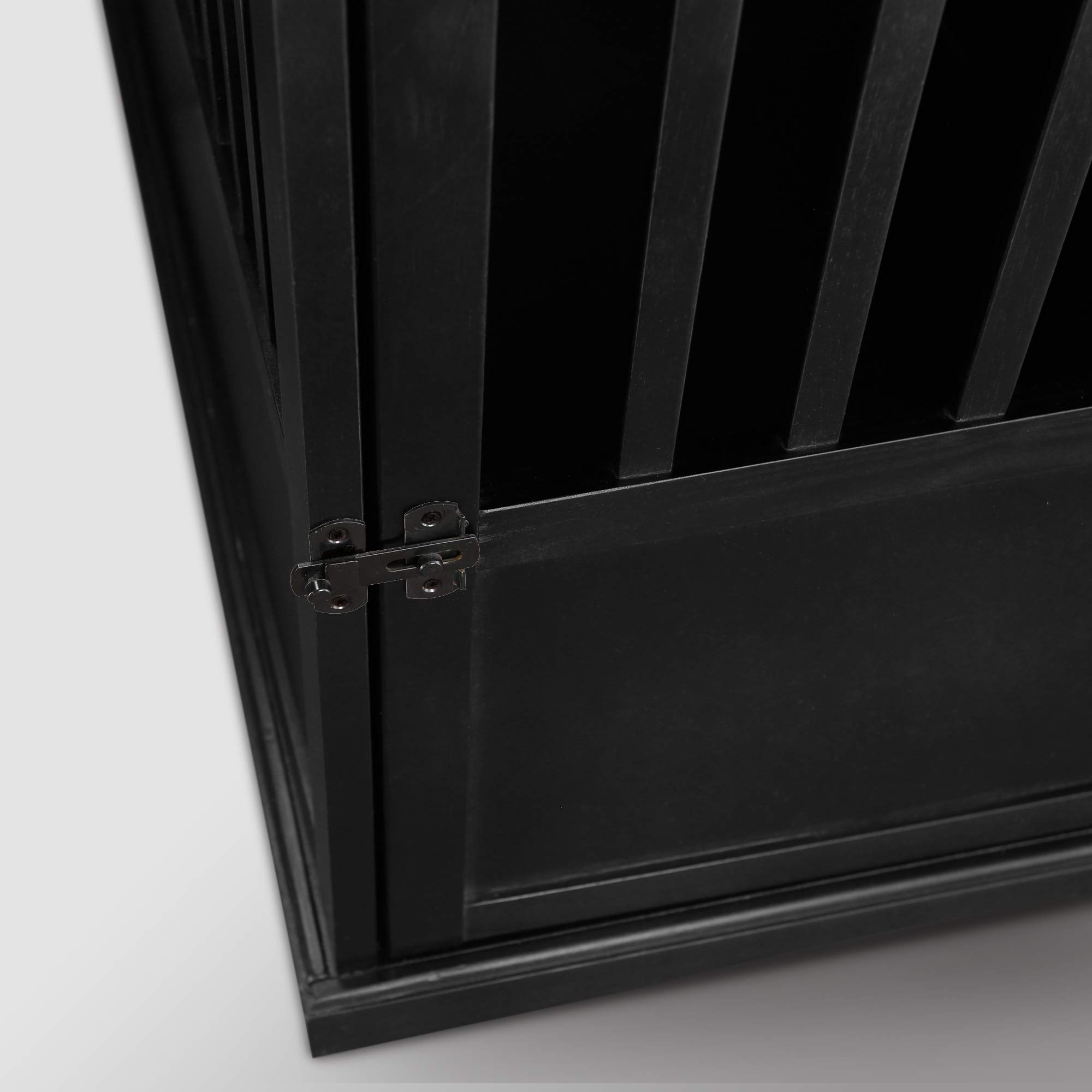 【Home&Garden】Wooden Large Pet Crate, End Table, Black