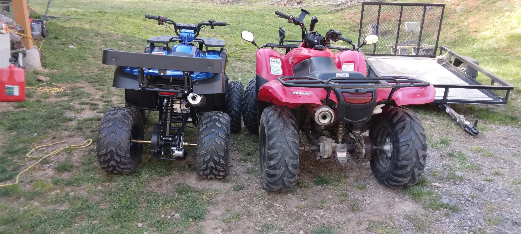 【Sports&Outdoors】X-PRO Adult ATV Quad Four Wheelers 200 Utility ATV Full Size ATV