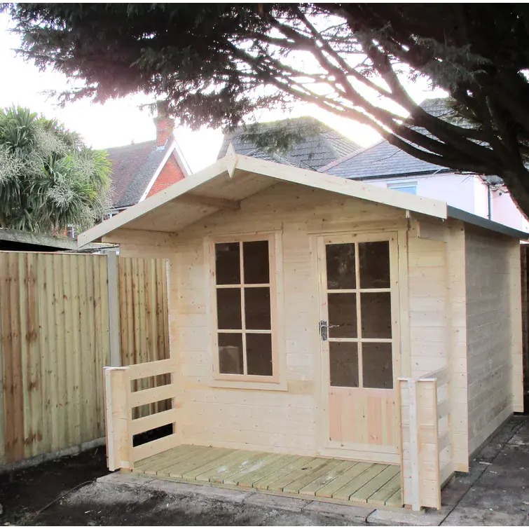 【Home&Garden】7 x 10 Ft Tongue and Groove Summer House