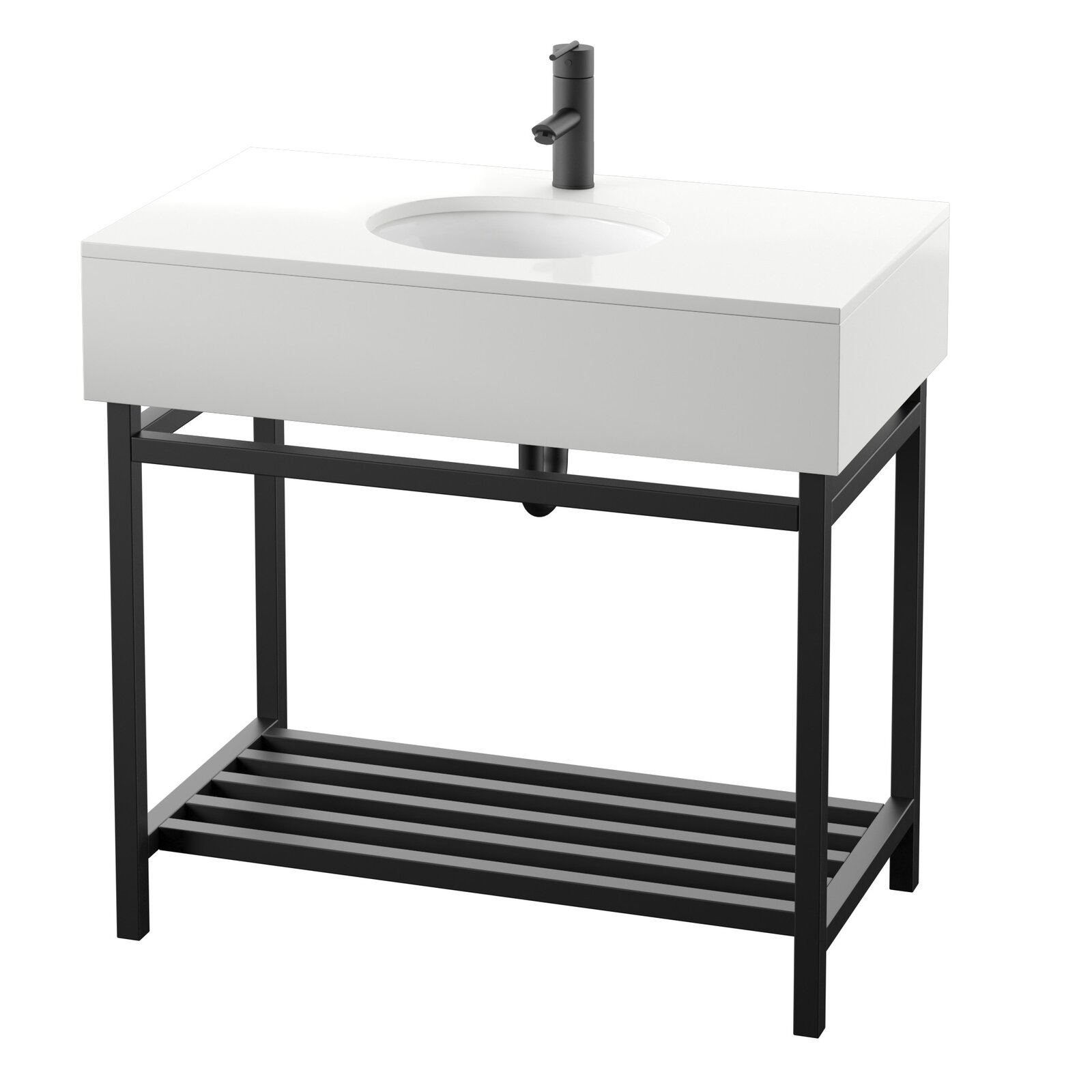 【Home Improvement】Whittier 36” Single Bathroom Vanity Set