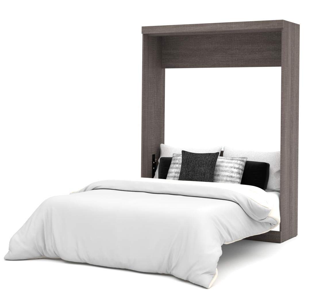 【Furniture】Nebula Queen Murphy Bed, 65-inch Space-Saving Wall Bed for Guest Room, Home Office, Home Gym