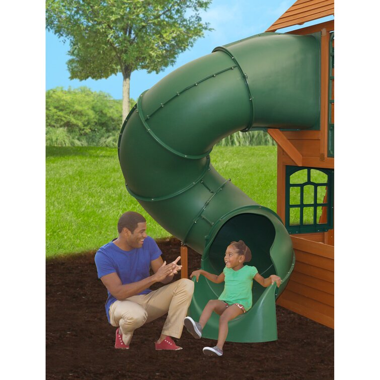 【Sports&Outdoors】Cloverdale Wooden Swing Set