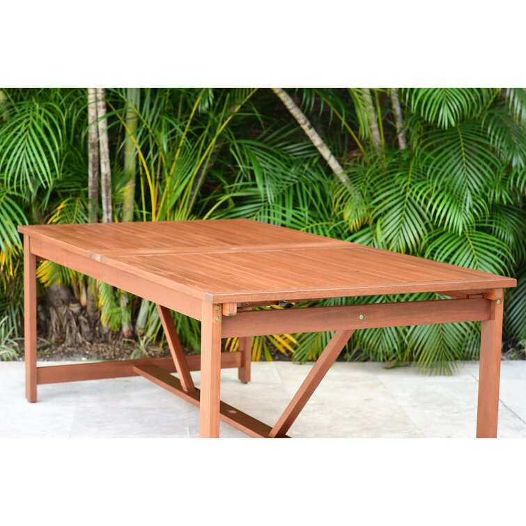 【Home&Garden】Rafael Rectangular 12 - Person Outdoor Dining Set