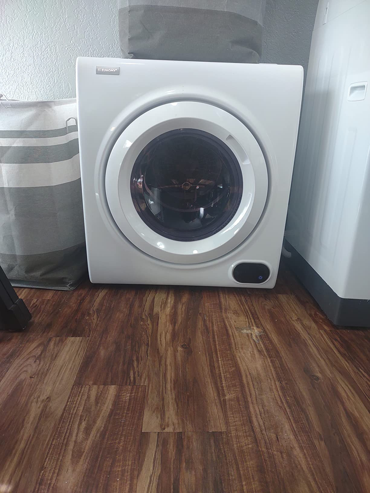 【Appliances】Euhomy Compact Laundry Dryer, 2.65 cu ft Front Load Stainless Steel Clothes Dryers