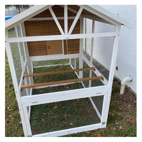 【Home&Garden】【BS】Shanae Walk In Chicken Coop with Chicken Run For Up To 8 Chickens