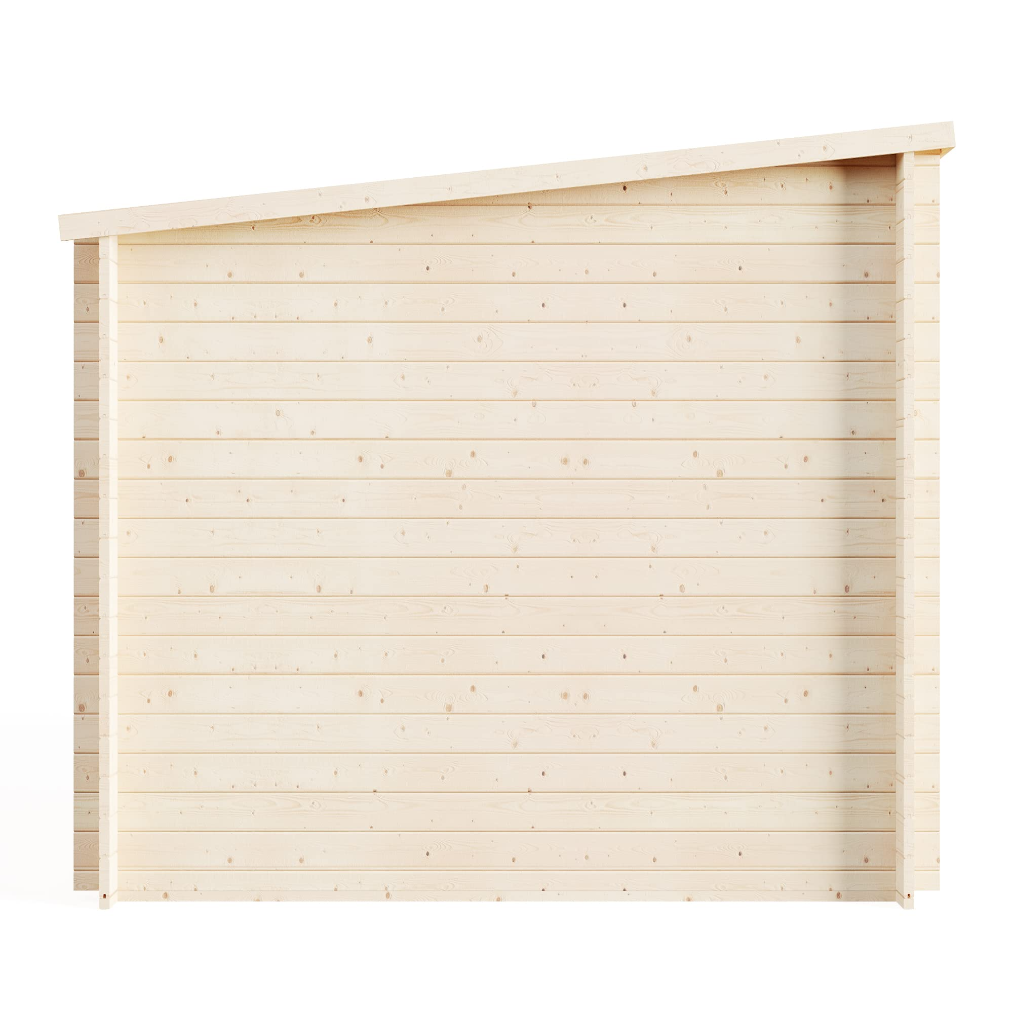 【Home&Garden】12x8 Log Cabin Summerhouse Garden Office Studio Modern Pent Carmen Outdoor Room