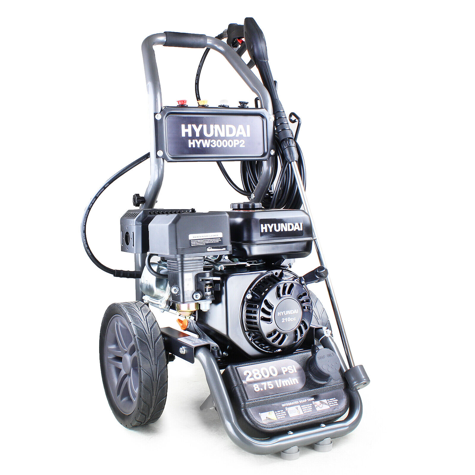 【Appliances】HYW3000P2 210cc 2800psi Power Pressure Washer