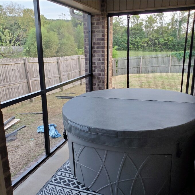 【Sports&Outdoors】Lifesmart Spas 4 - Person 13 - Jet Oval Plug And Play Hot Tub