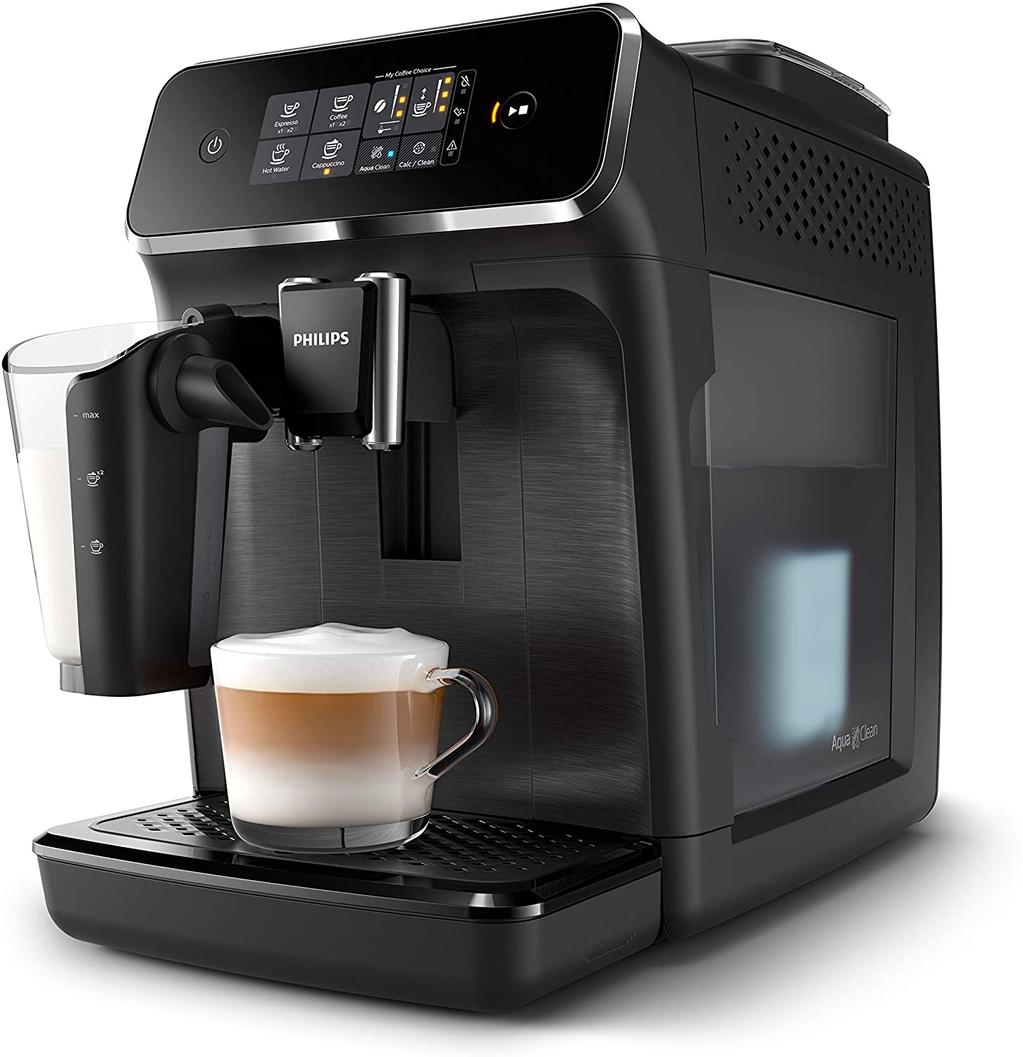 【Appliances】Fully automatic Espresso Machine with LatteGo, EP2230/14, Black