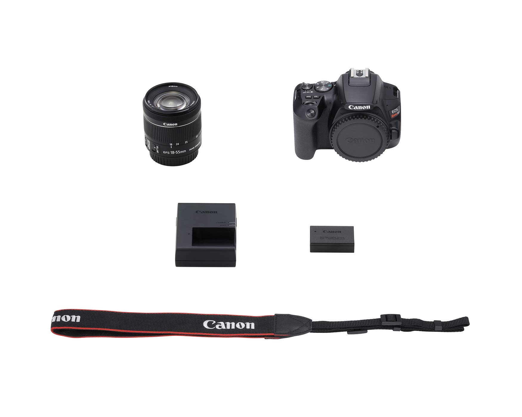 【Electronics】Canon EOS REBEL SL3 Digital SLR Camera with EF-S 18-55mm Lens kit, Built-in Wi-Fi