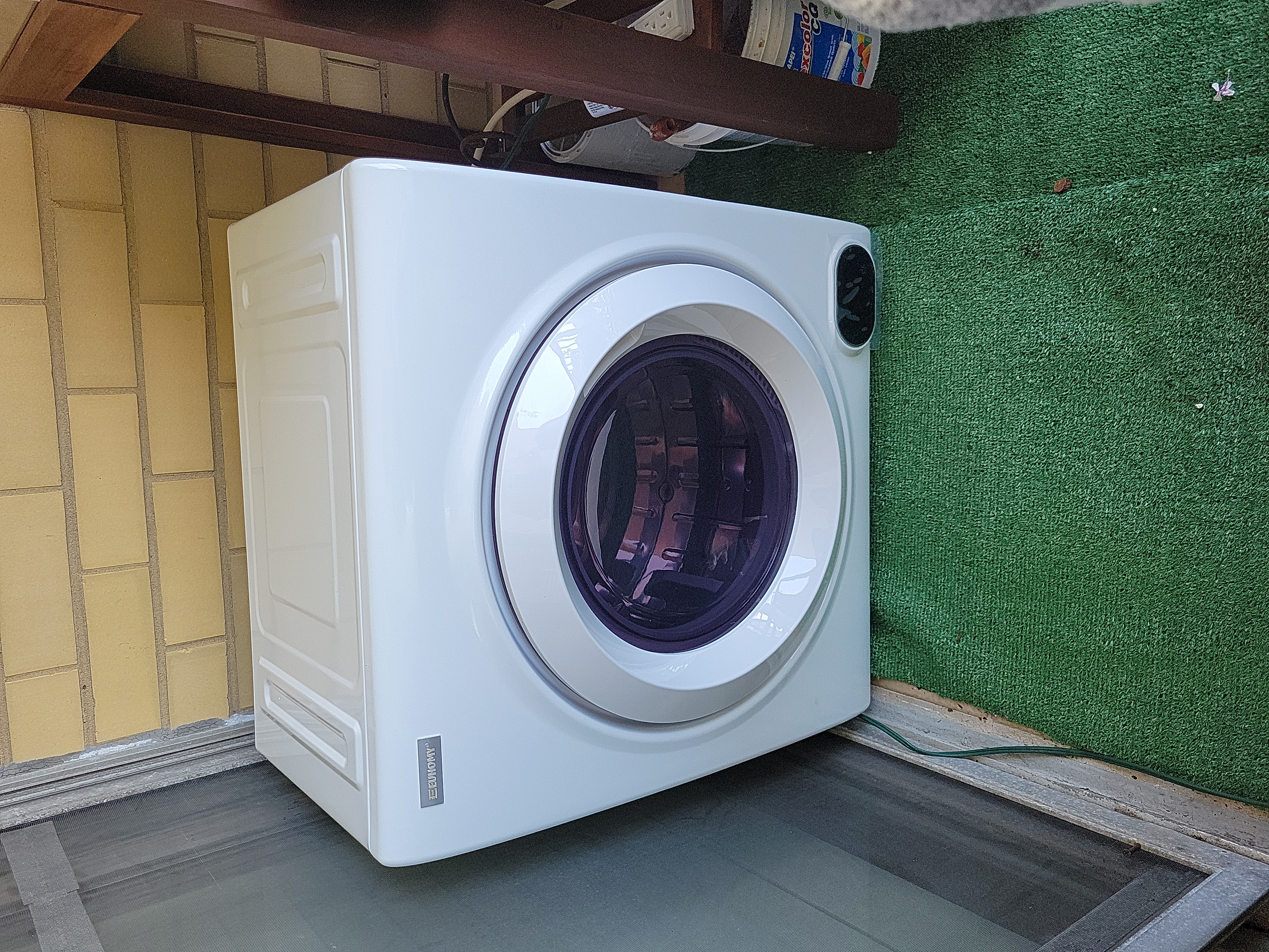 【Appliances】Euhomy Compact Laundry Dryer, 2.65 cu ft Front Load Stainless Steel Clothes Dryers