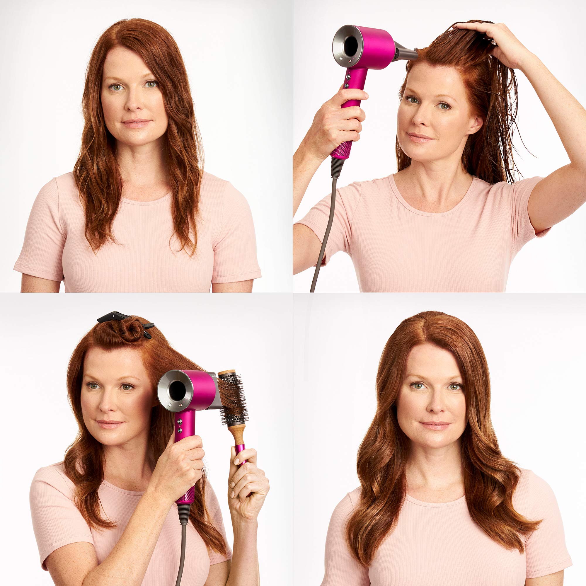 【Appliances】Supersonic Hair Dryer Limited Edition Gift Set, Fuchsia/Nickel