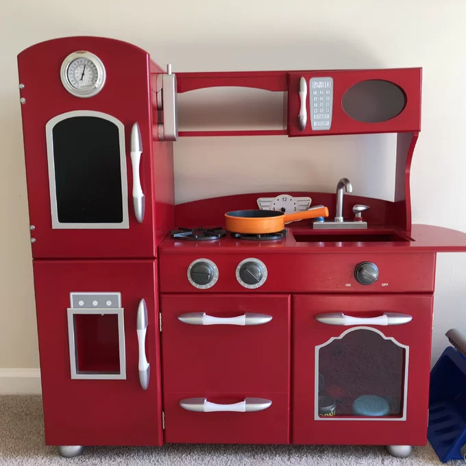 【Baby&Kids】Wooden Play Kitchen Set