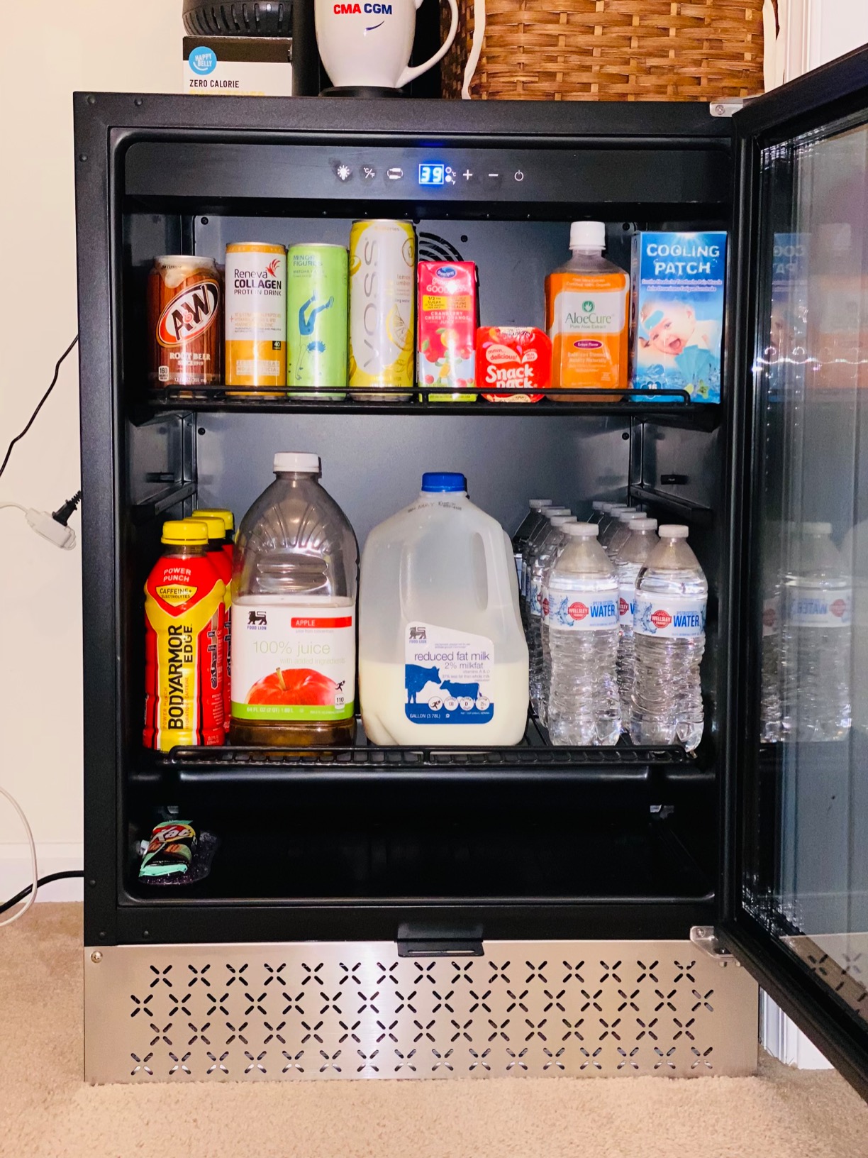 【Appliances】Tylza Beverage Refrigerator 24 Inch, 190 Can Built-in/Freestanding Beverage Cooler Fridge