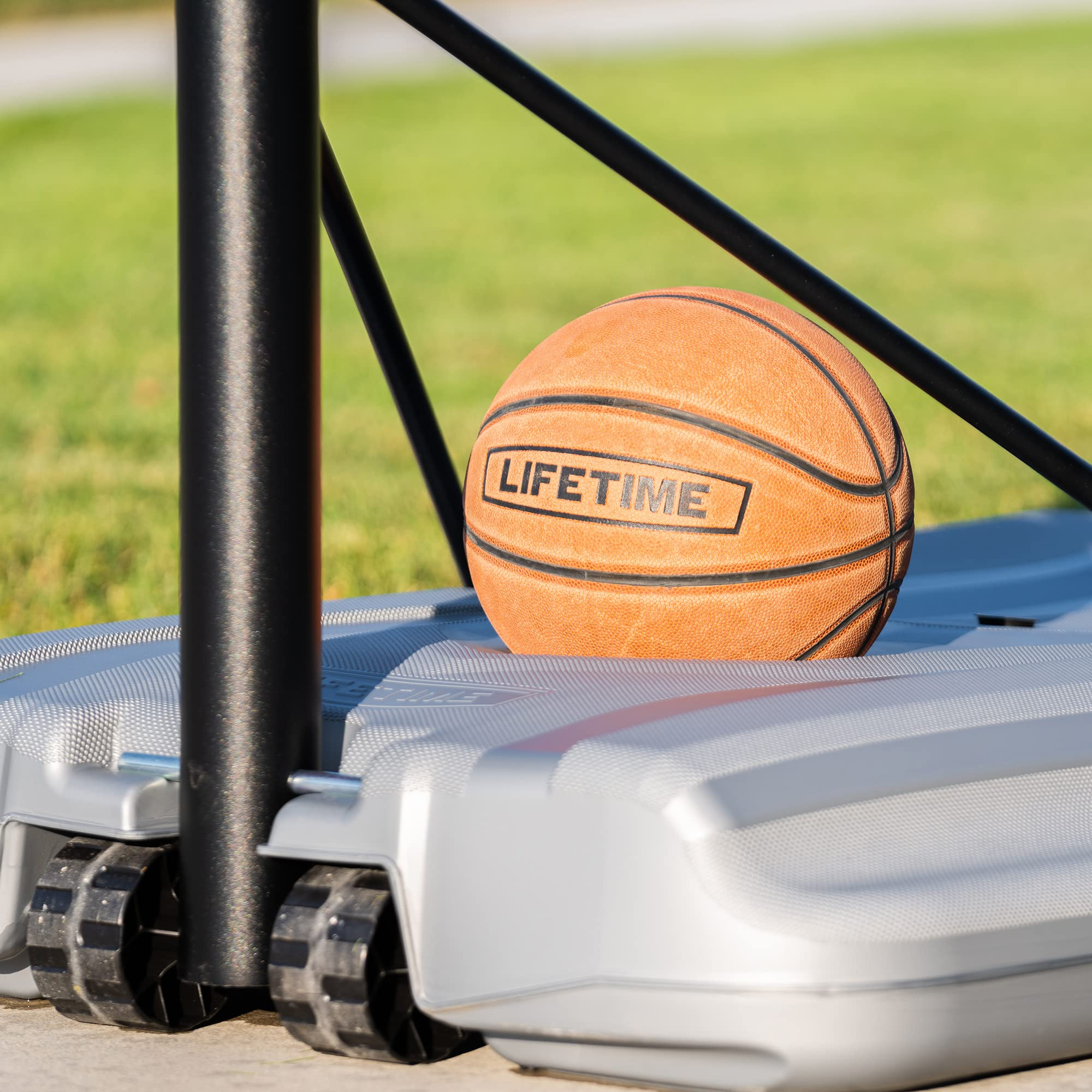 【Sports&Outdoors】Lifetime Pro Court Height Adjustable Portable Basketball System