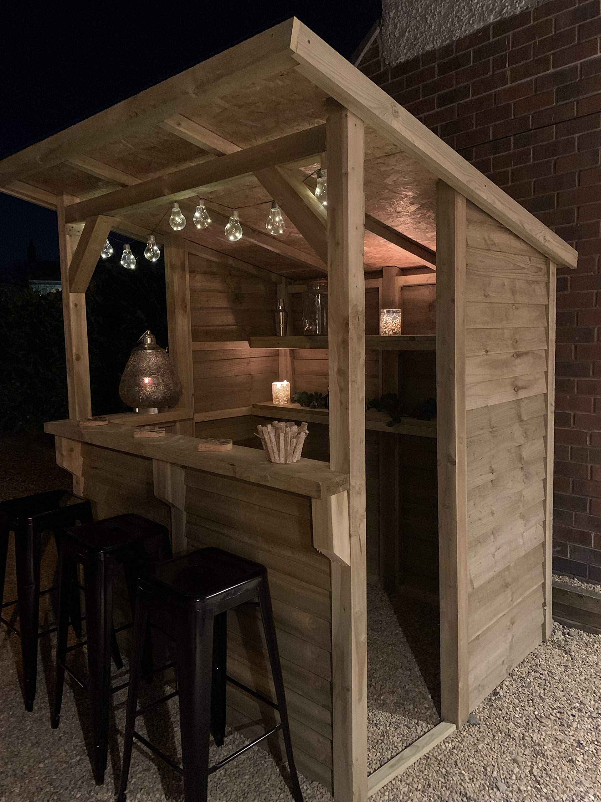 【Home&Garden】Wooden Garden Bar, Heavy Duty Pressure Treated