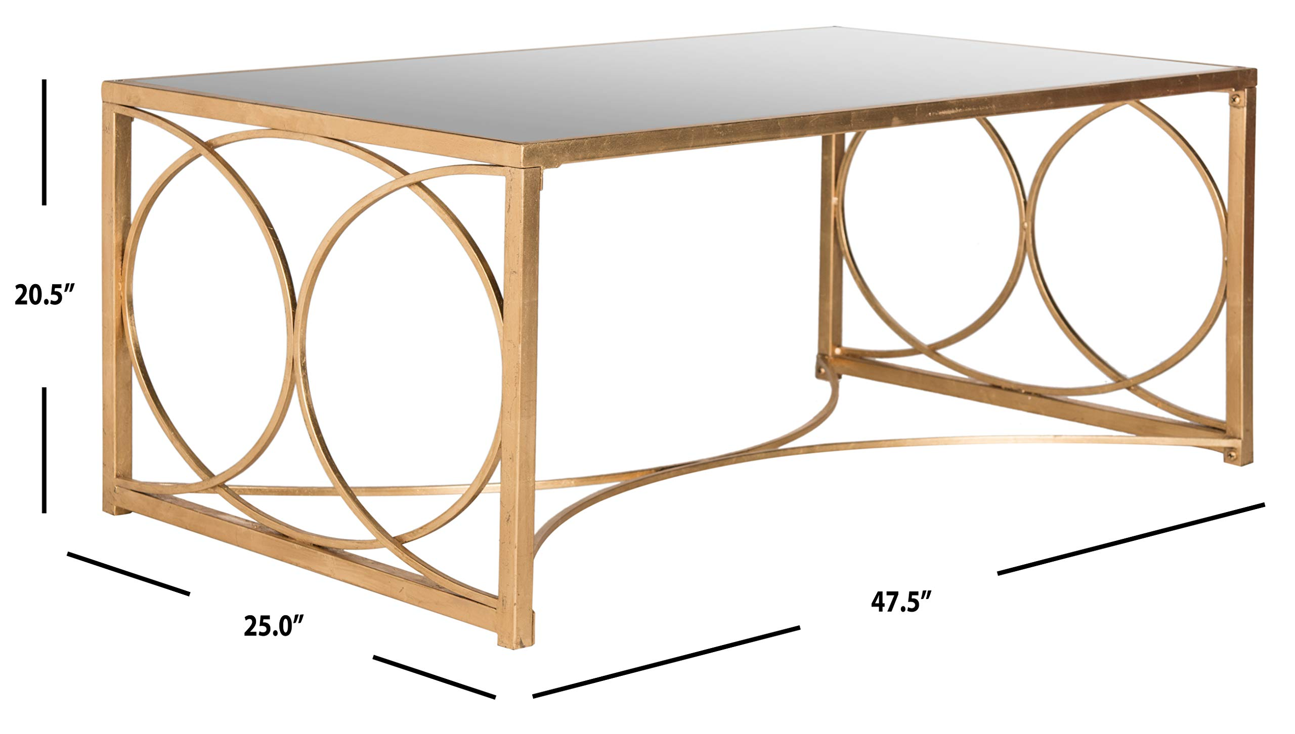 【Furniture】Home Collection Melosa Gold Coffee Table