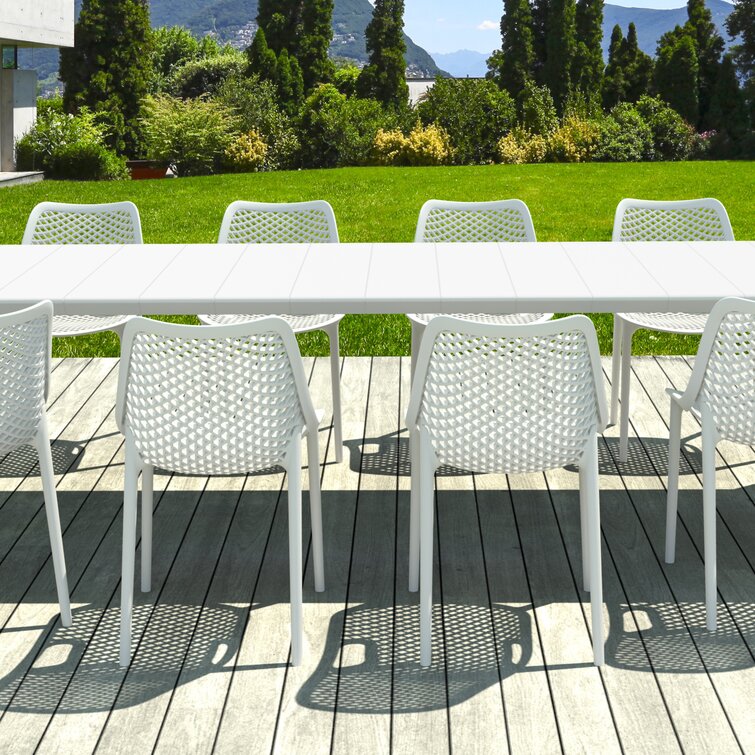 【Furniture】Asuna Rectangular 10 - Person Outdoor Dining Set