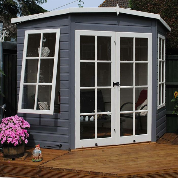 【Home&Garden】Loxley 7' x 7' Oxhill Corner Summer House