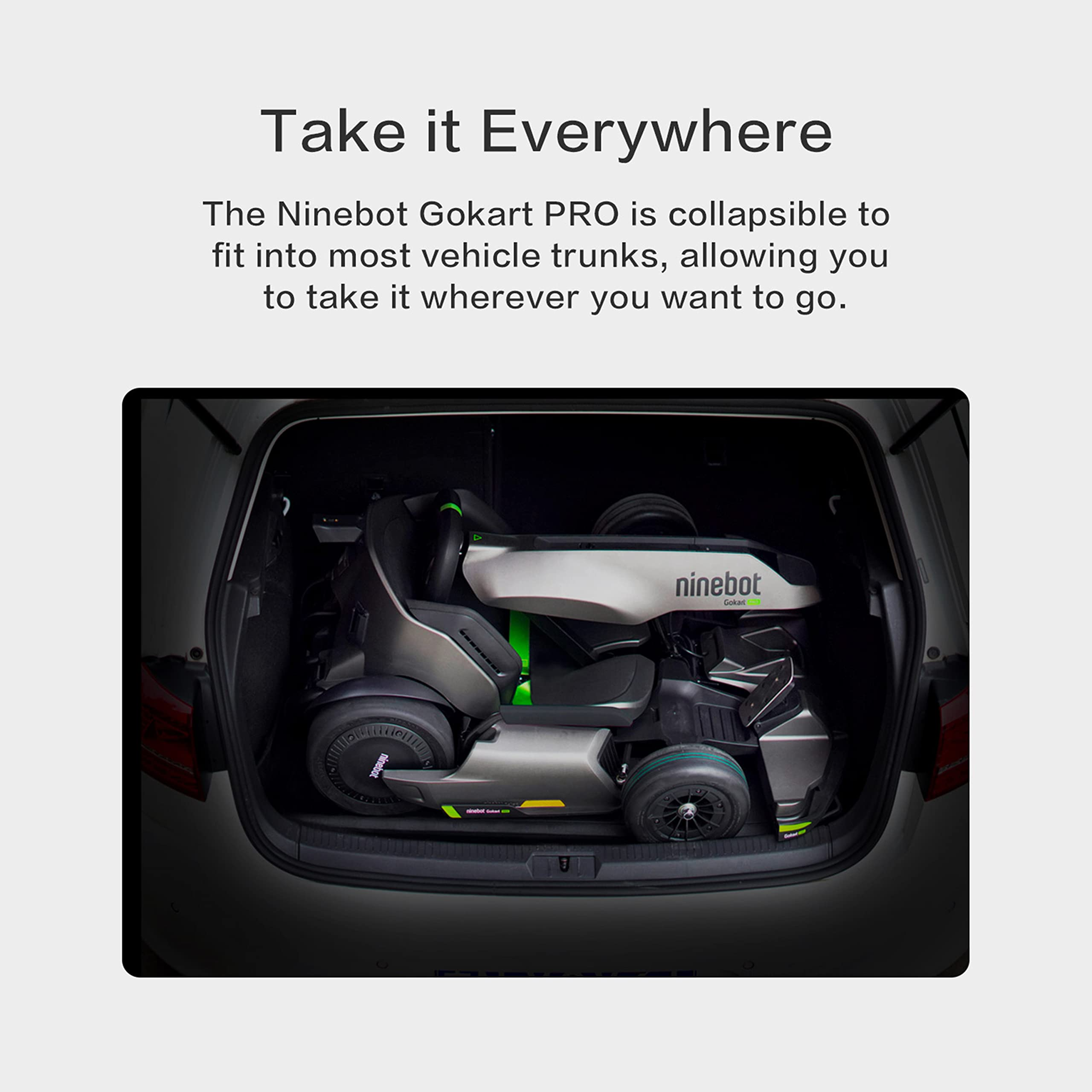 【Sports&Outdoors】Segway Ninebot Electric GoKart Pro and Gokart Bundle