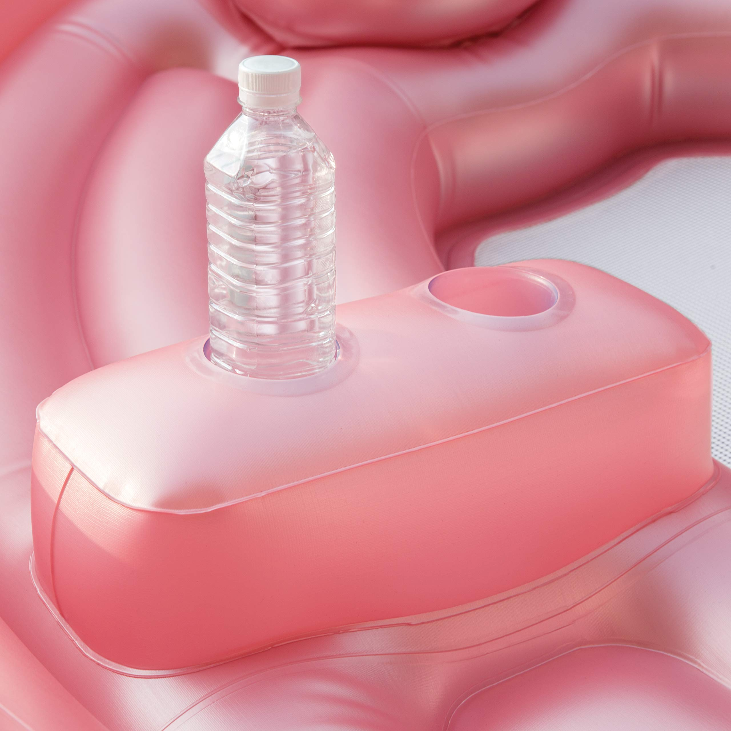 【Sports&Outdoors】Flamingo Party Island, Inflatable Island, 166in X 147in x 73in